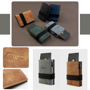 NIID Slide II Vegan Leather Mini Wallet Gray - NIID