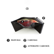NIID Slide II Vegan Leather Mini Wallet Black - NIID