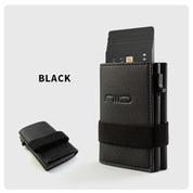 NIID Slide II Vegan Leather Mini Wallet Black - NIID